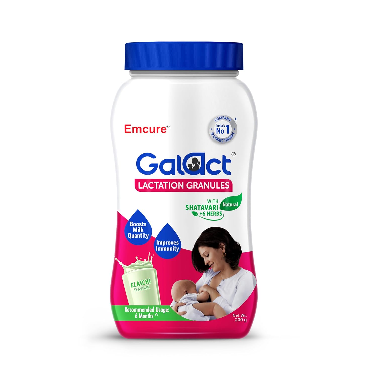 GALACT GRANULES FOR BREASTFEEDING MOTHERS | FLAVOUR ELAICHI 200GM