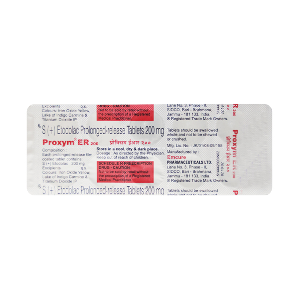 PROXYM ER 200MG TABLET