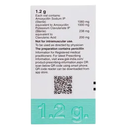 AUGMENTIN 1.2GM INJECTION