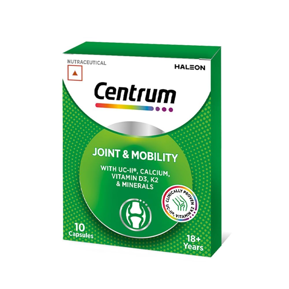 CENTRUM JOINT & MOBILITY CAPSULE |WITH CLINICALLY PROVEN UC-II® & VITAMIN K2|10 BLISTER