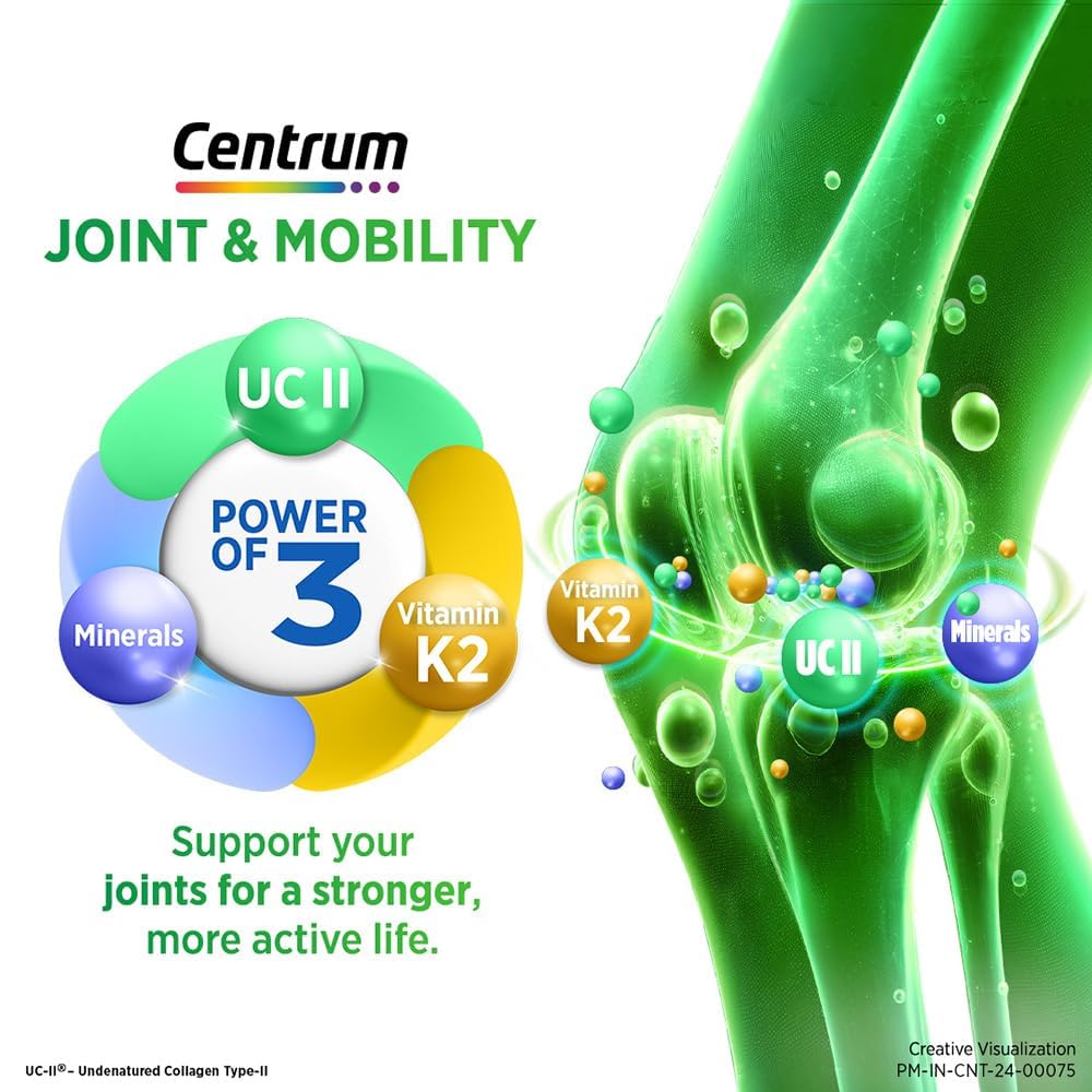CENTRUM JOINT & MOBILITY CAPSULE |WITH CLINICALLY PROVEN UC-II® & VITAMIN K2|10 BLISTER