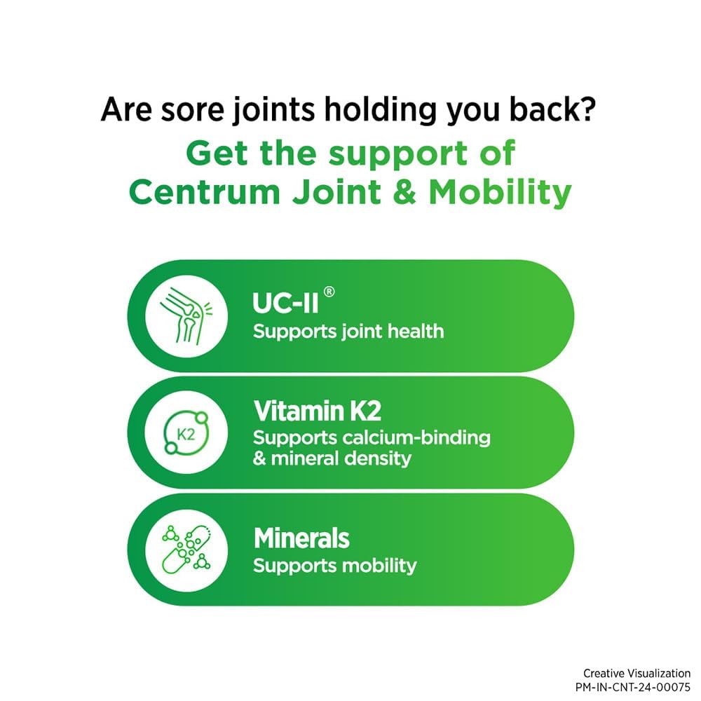 CENTRUM JOINT & MOBILITY CAPSULE |WITH CLINICALLY PROVEN UC-II® & VITAMIN K2|10 BLISTER