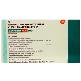 AUGMENTIN 625MG DUO TAB