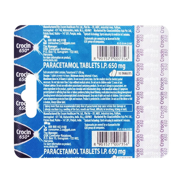 CROCIN 650 ADVANCE TABLET