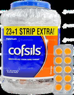 CROCIN COF & THROAT LOZENGES ORANGE JAR