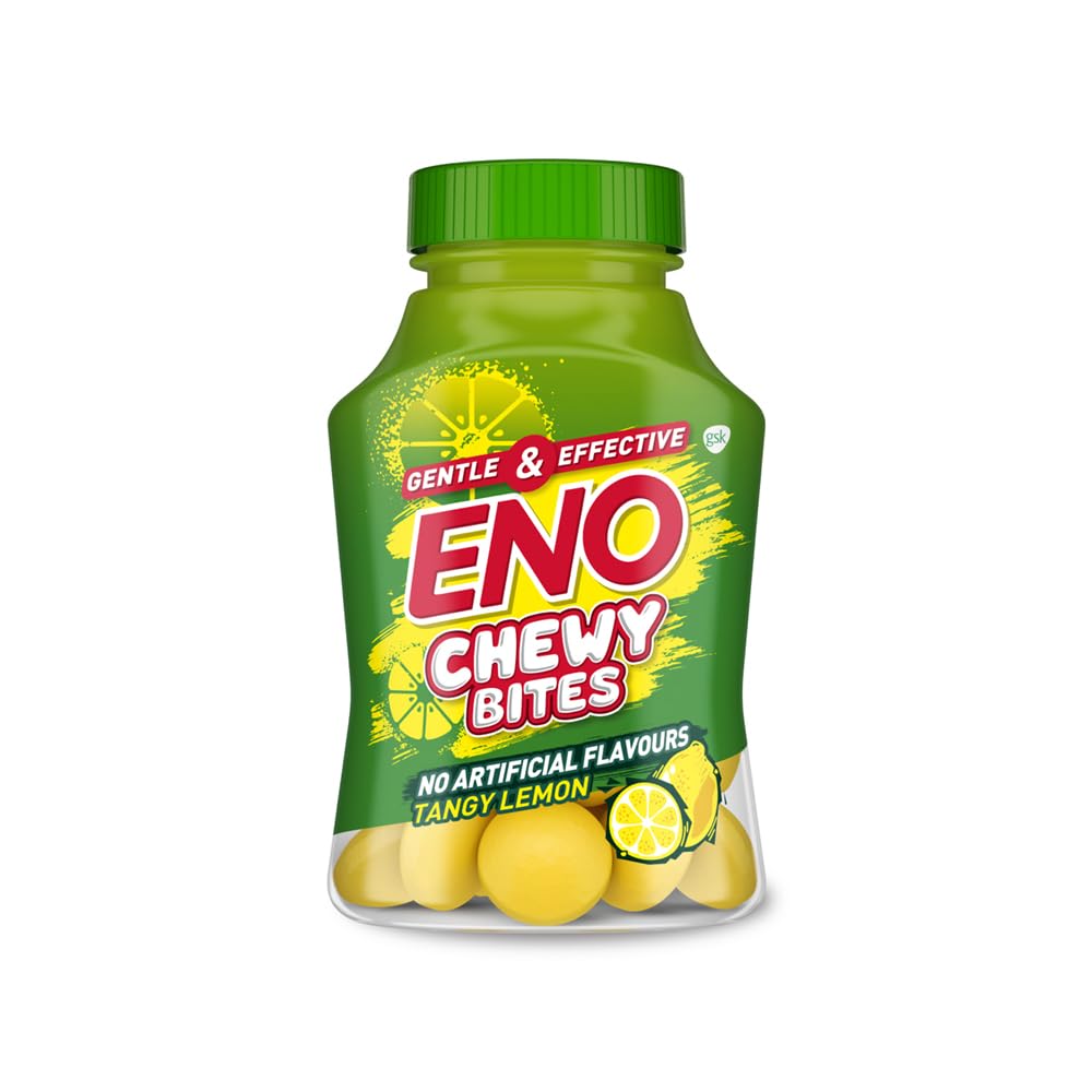 ENO CHEWY BITES: TASTY CHEWABLE ANTACID FOR GENTLE & EFFECTIVE RELIEF FROM ACIDITY 10 TABLET