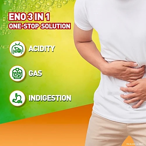 ENO JEERA, AJWAIN & KALA NAMAK FOR FAST & EFFECTIVE RELIEF FROM ACIDITY, GAS & INDIGESTION, 30GM