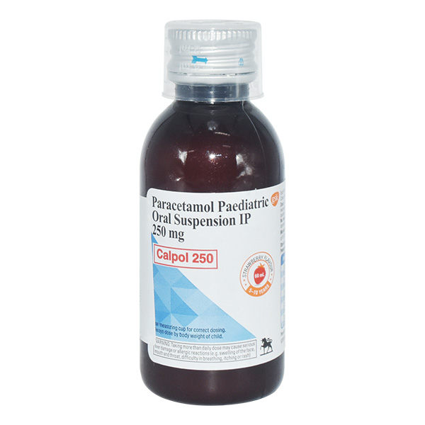CALPOL 250MG PAEDIATRIC ORAL SUSPENSION STRAWBERRY 60ML