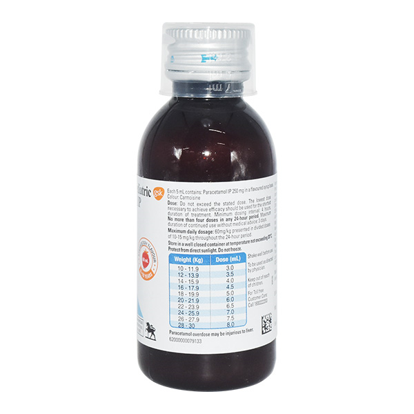 CALPOL 250MG PAEDIATRIC ORAL SUSPENSION STRAWBERRY 60ML