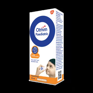 OTRIVIN PAEDIATRIC 0.05% W/V NASAL DROPS FOR FAST RELIEF FROM BLOCKED NOSE