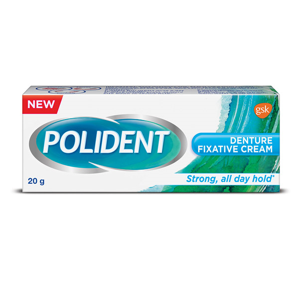 POLIDENT DENTURE FIXATIVE CREAM 20 GM