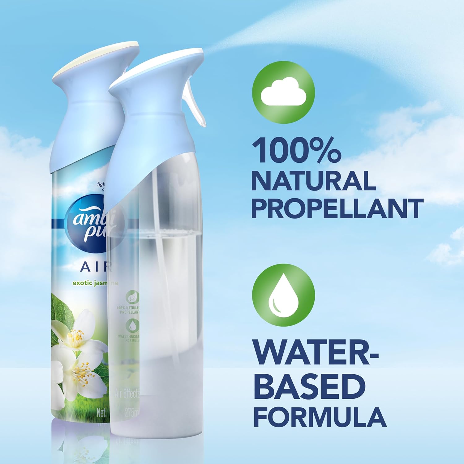 AMBIA PURA AIR FRESHENER SPRAY- EXOTIC JASMINE - 275 G