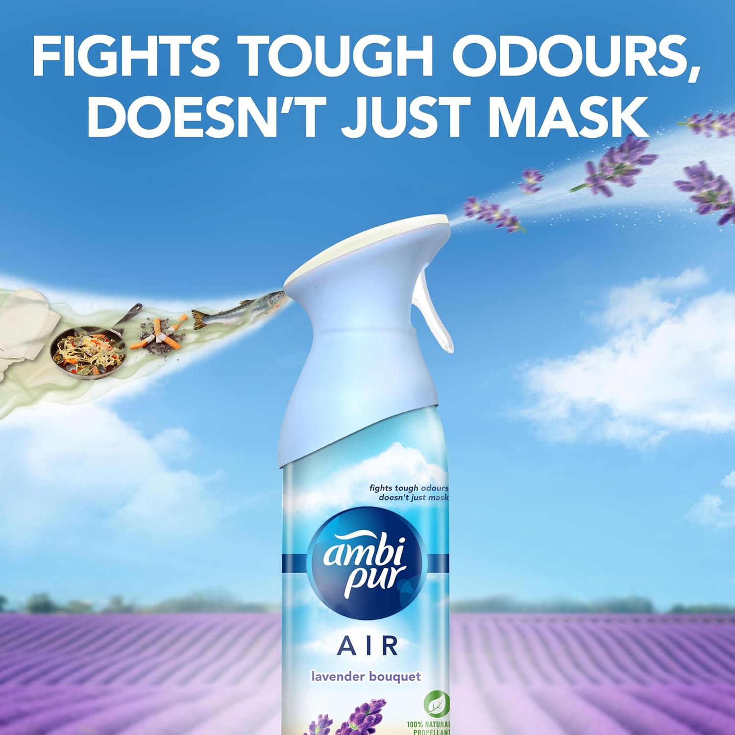 AMBI PUR AIR EFFECT LAVENDER BOUQUET AIR FRESHENER - 275 G