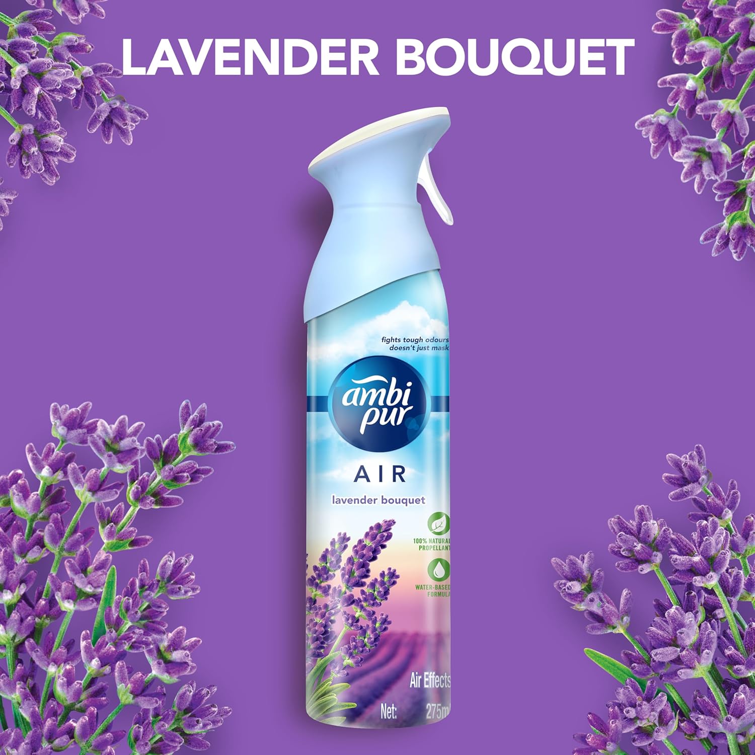 AMBI PUR AIR EFFECT LAVENDER BOUQUET AIR FRESHENER - 275 G