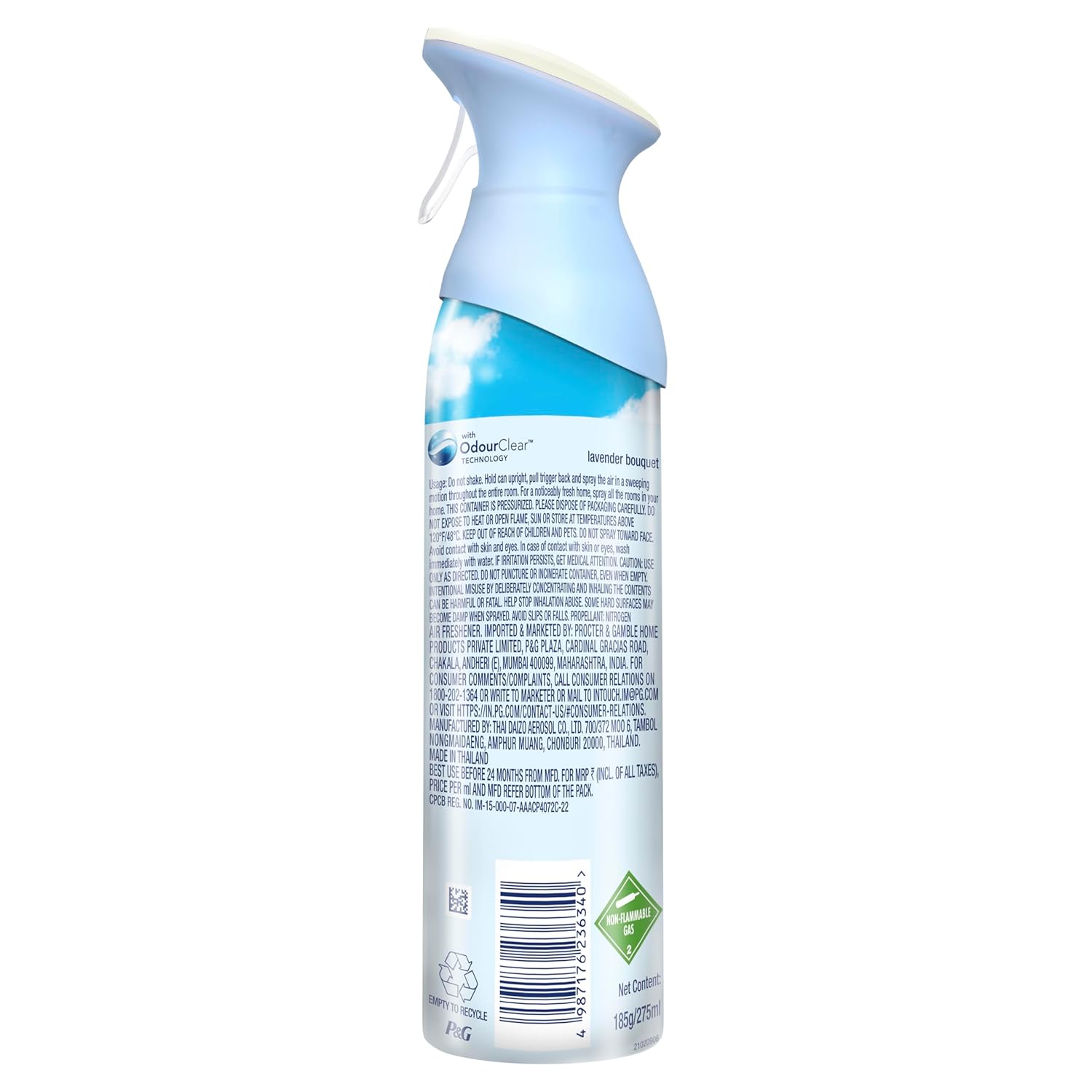 AMBI PUR AIR EFFECT LAVENDER BOUQUET AIR FRESHENER - 275 G