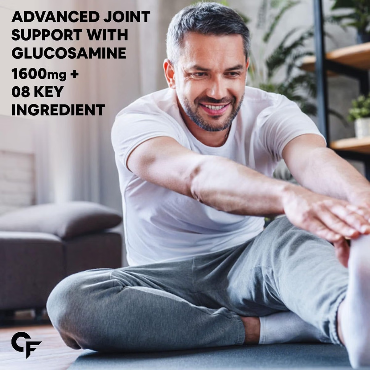 CARBAMIDE FORTE JOINT SUPPORT SUPPLEMENT WITH GLUCOSAMINE 1600MG PER SERVING 60 TABLETS