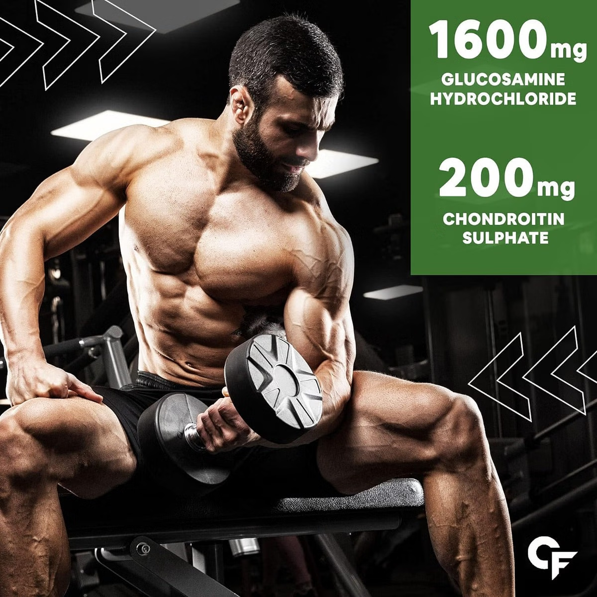 CARBAMIDE FORTE JOINT SUPPORT SUPPLEMENT WITH GLUCOSAMINE 1600MG PER SERVING 60 TABLETS