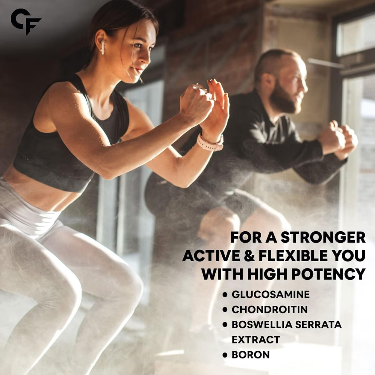CARBAMIDE FORTE JOINT SUPPORT SUPPLEMENT WITH GLUCOSAMINE 1600MG PER SERVING 60 TABLETS
