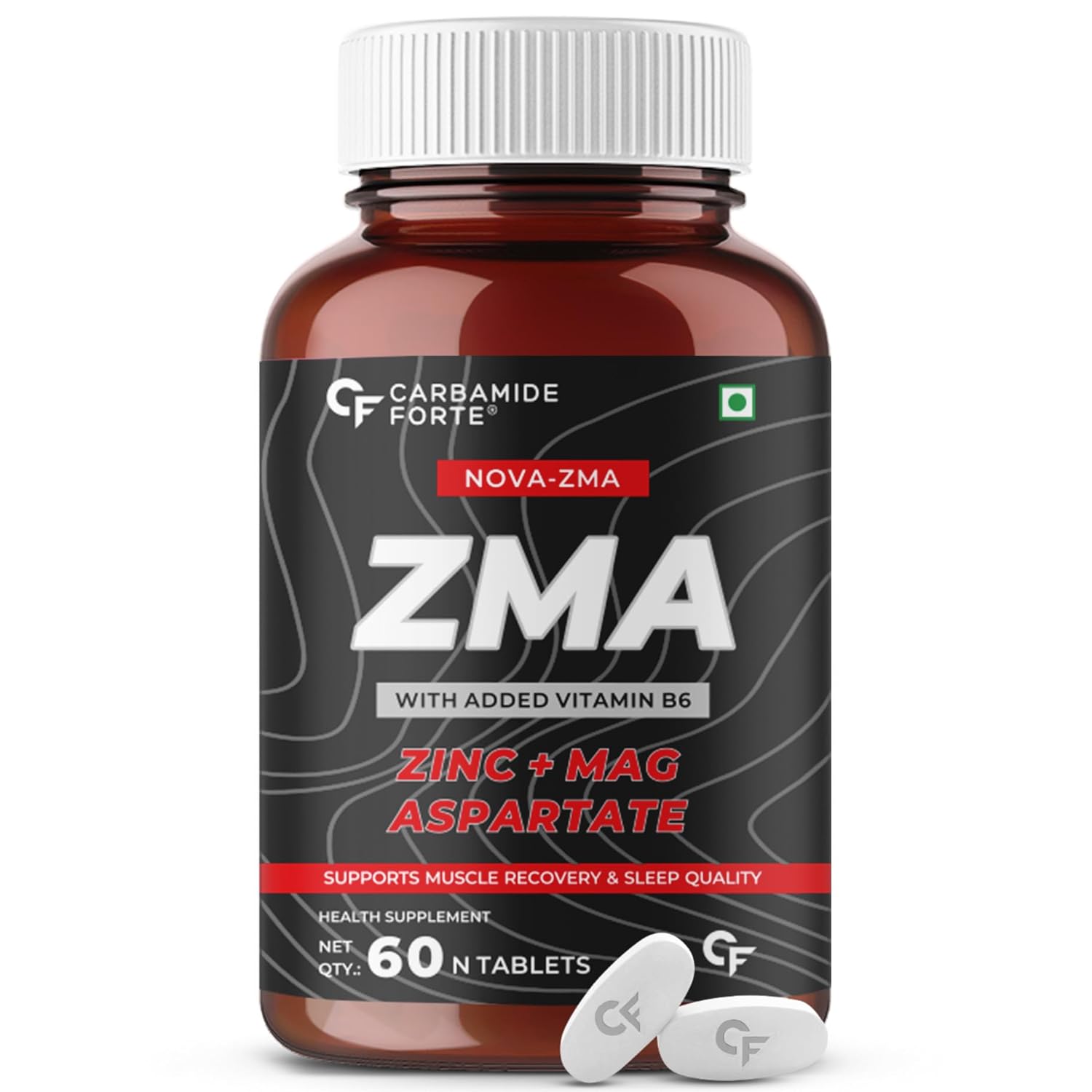 CARBAMIDE FORTE ZMA AND ZINC SUPPLEMENT MAY SUPPORT MUSCLE RECOVERY AND SLEEP QUALITY 60 TABLETS
