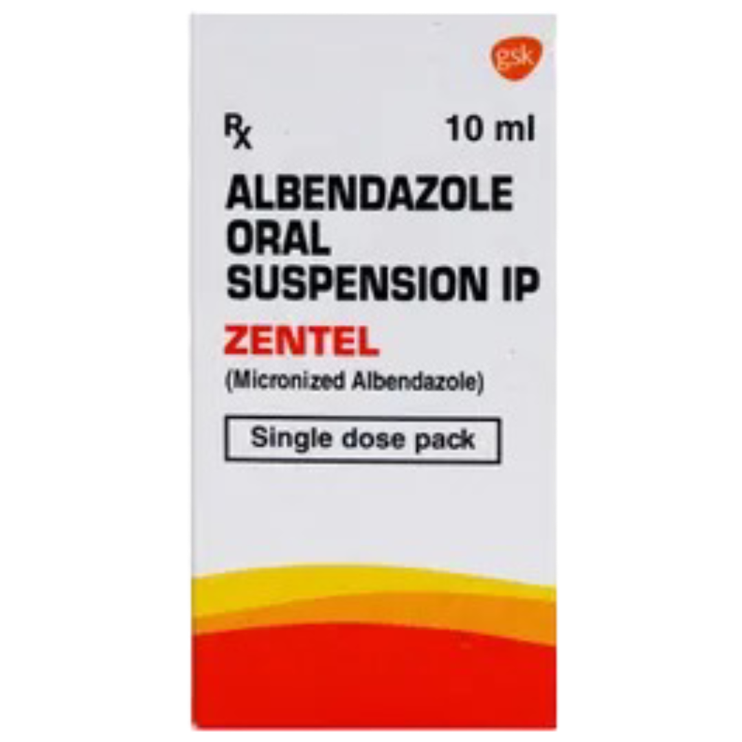 ZENTEL ORAL SUSPENSION 10ML
