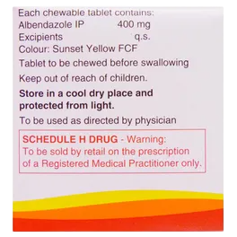 ZENTEL CHEWABLE TABLET