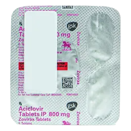 ZOVIRAX 800MG TAB