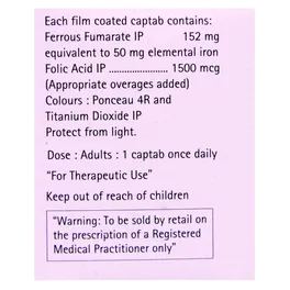 LIVOGEN FERROUS FUMARATE & FOLIC ACID CAPTAB