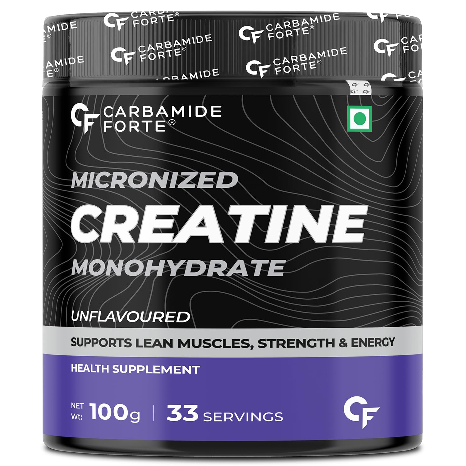 CARBAMIDE FORTE MICRONIZED CREATINE MONOHYDRATE SUPPLEMENT UNFLAVOURED 100GM