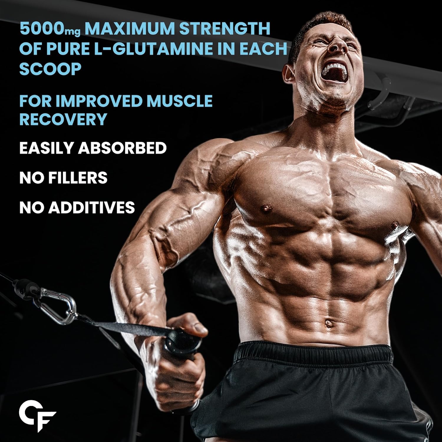 CARBAMIDE FORTE  L GLUTAMINE POWDER 5000MG UNFLAVOURED - 150 GRAMS