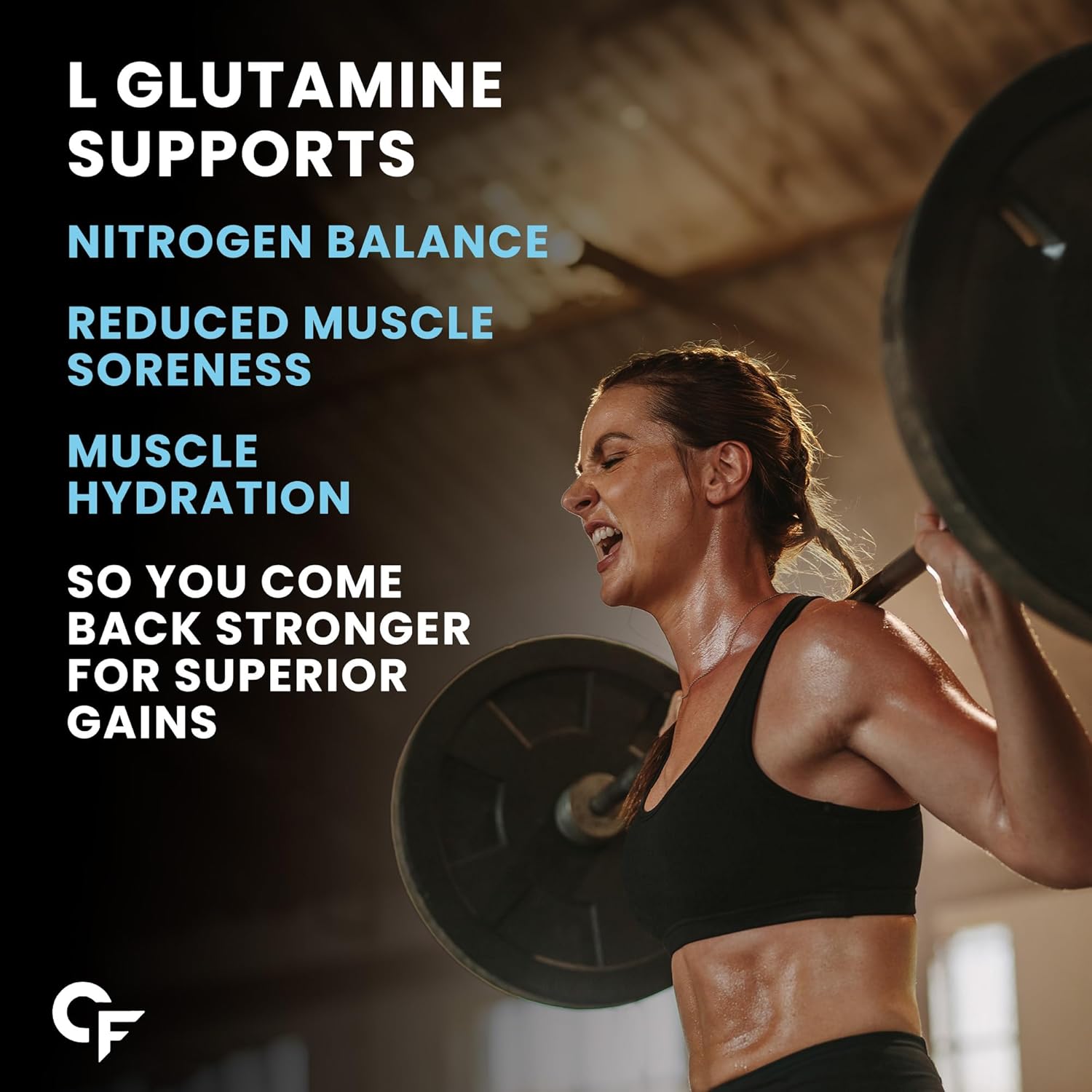 CARBAMIDE FORTE  L GLUTAMINE POWDER 5000MG UNFLAVOURED - 150 GRAMS