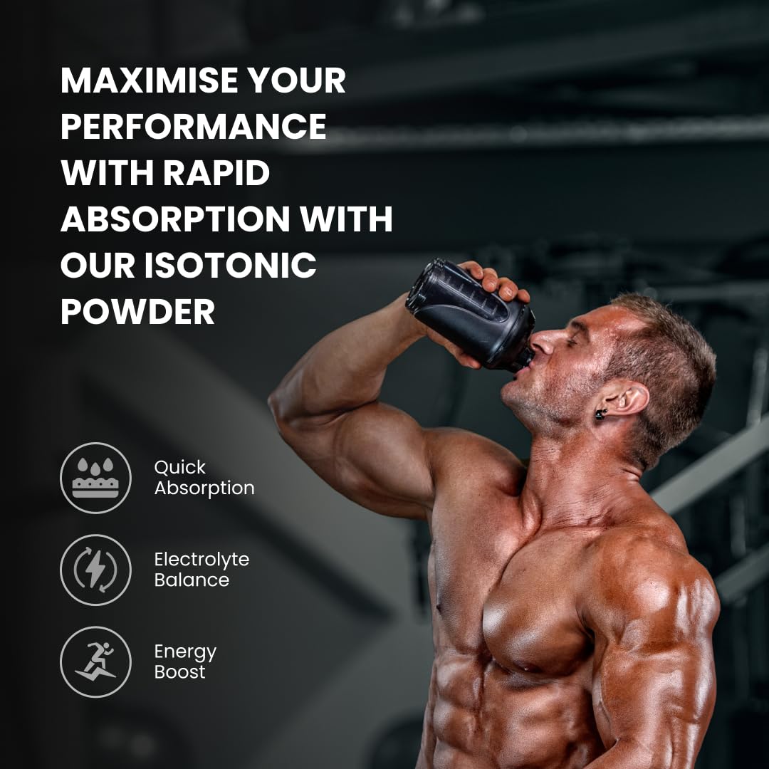 CARBAMIDE FORTE ISOTONIC POWDER | PRE WORKOUT  WITH ADDED BCAA & L GLUTAMINE - ORANGE FLAVOUR - 500G