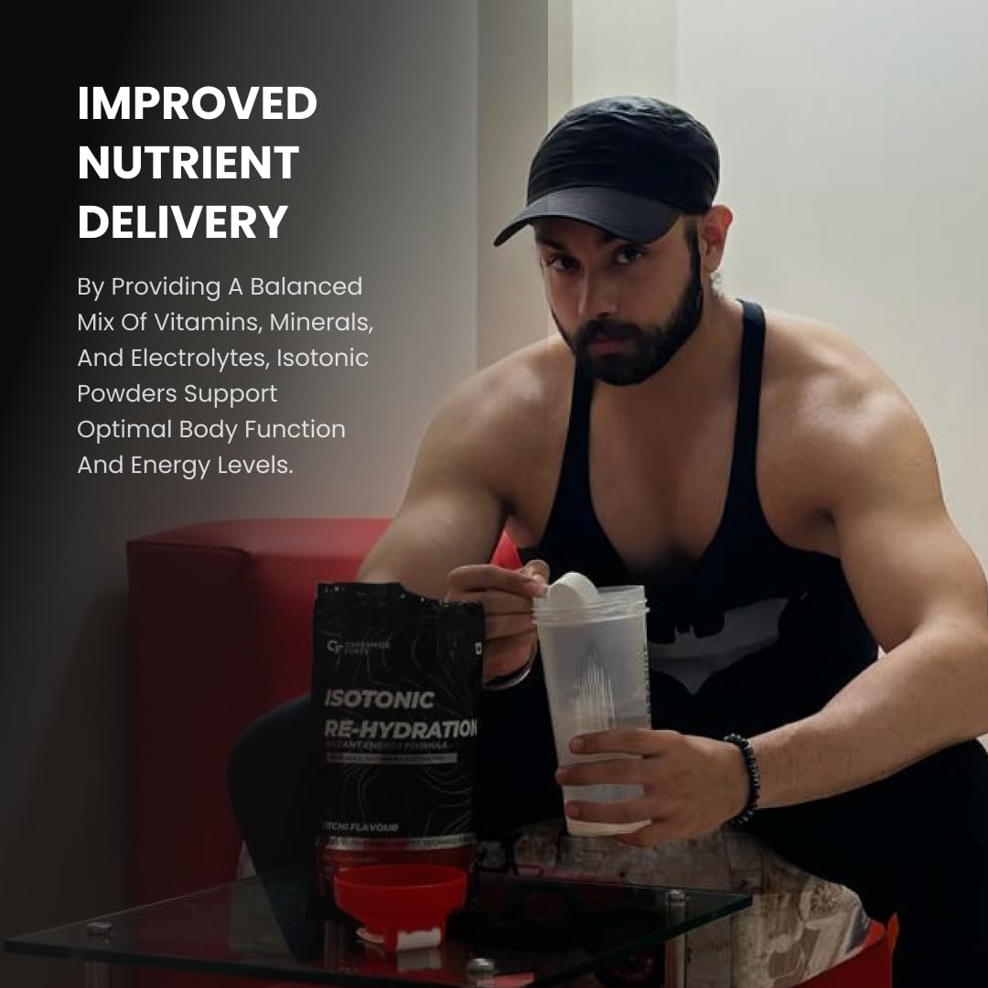 CARBAMIDE FORTE ISOTONIC POWDER | PRE WORKOUT  WITH ADDED BCAA & L GLUTAMINE - ORANGE FLAVOUR - 500G