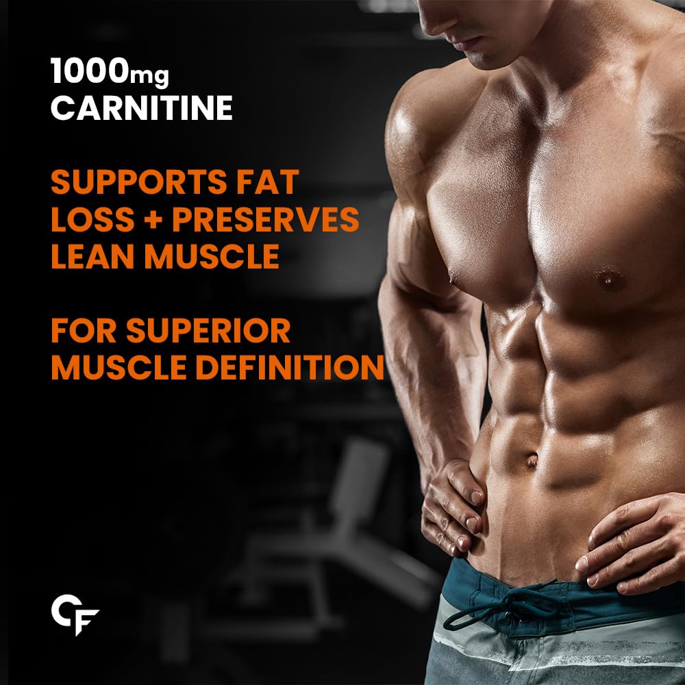 CARBAMIDE FORTE L CARNITINE L TARTRATE 1000MG CAPSULES PRE WORKOUT SUPPLEMENT 120 CAPSULES