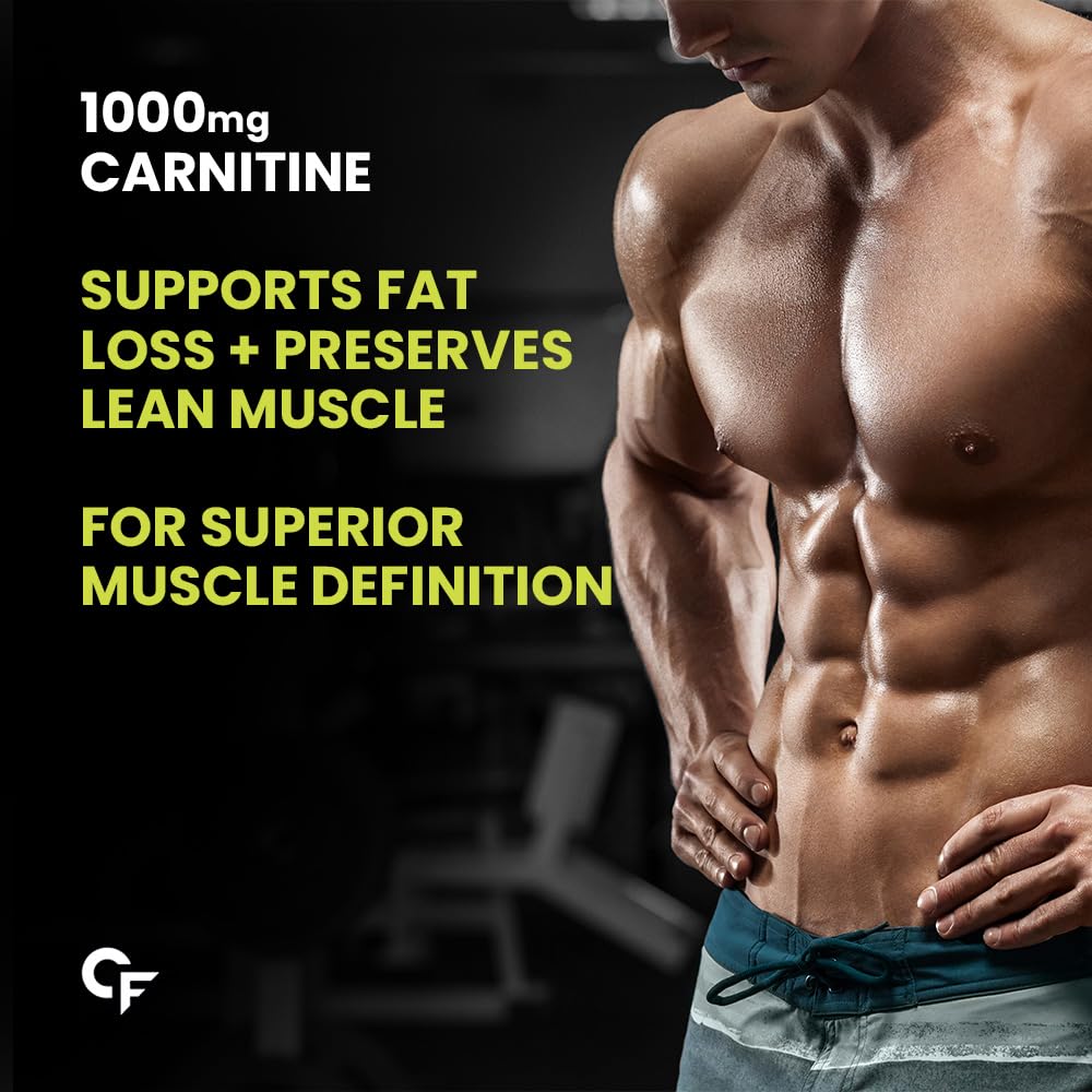 CARBAMIDE FORTE L CARNITINE  1000MG CAPSULES PRE WORKOUT SUPPLEMENT - 60 CAPSULES
