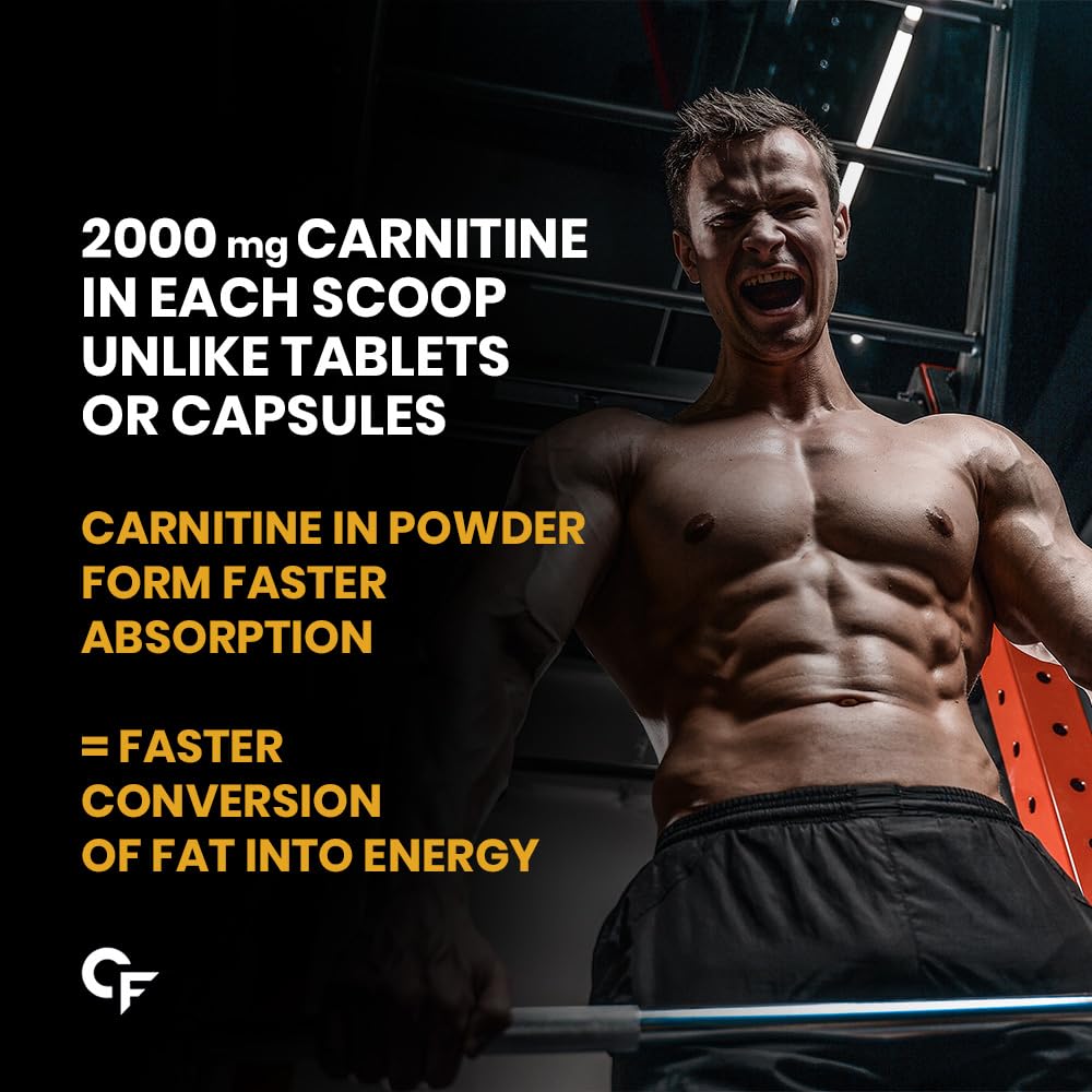 CARBAMIDE FORTE L CARNITINE POWDER L-CARNITINE L TARTRATE 2000MG PRE WORKOUT MANGO FLAVOUR 150GM