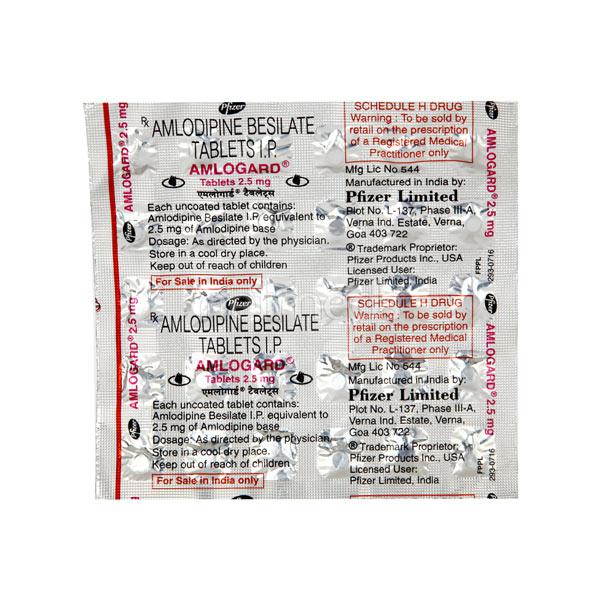 AMLOGARD 2.5MG TABLET