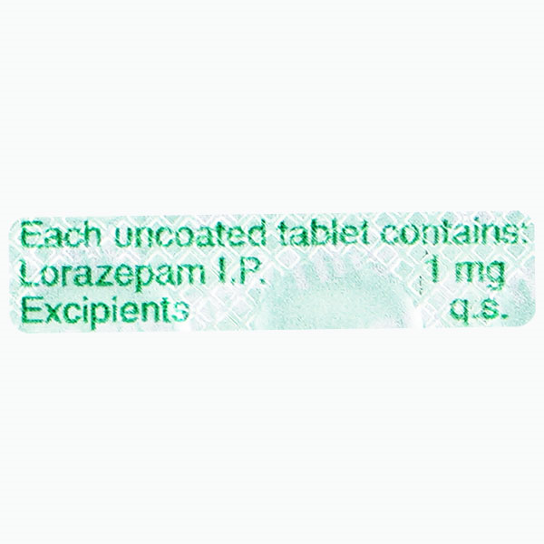 ATIVAN 1MG TABLET