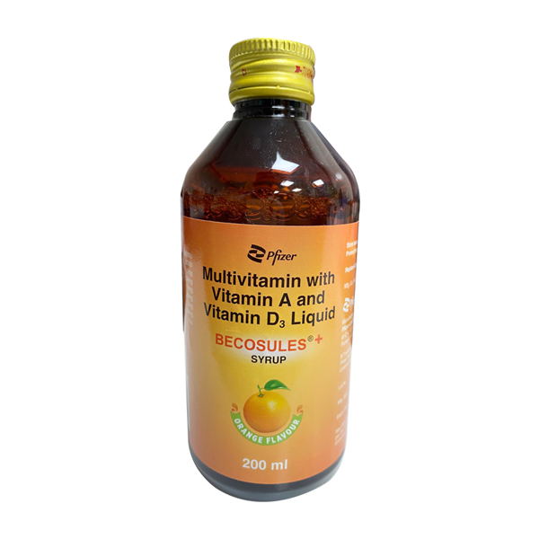 BECOSULES PLUS SYRUP ORANGE 200ML
