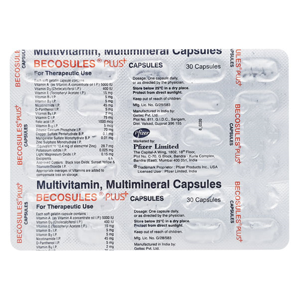 BECOSULES PLUS CAPSULE