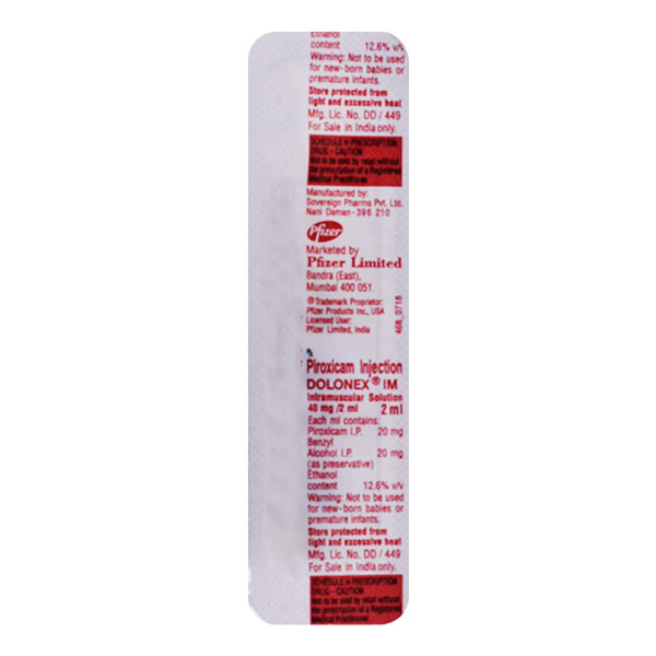 DOLONEX INJECTION 2ML