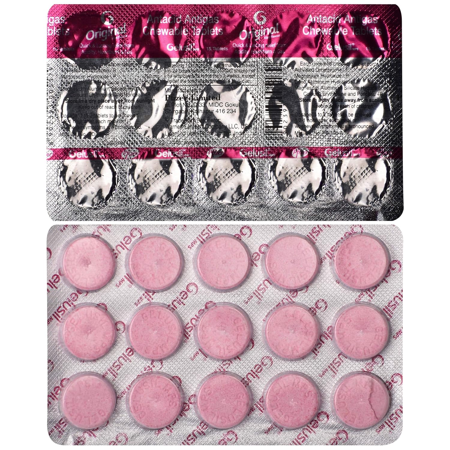 GELUSIL MPS CHEWABLE TABLET MINT