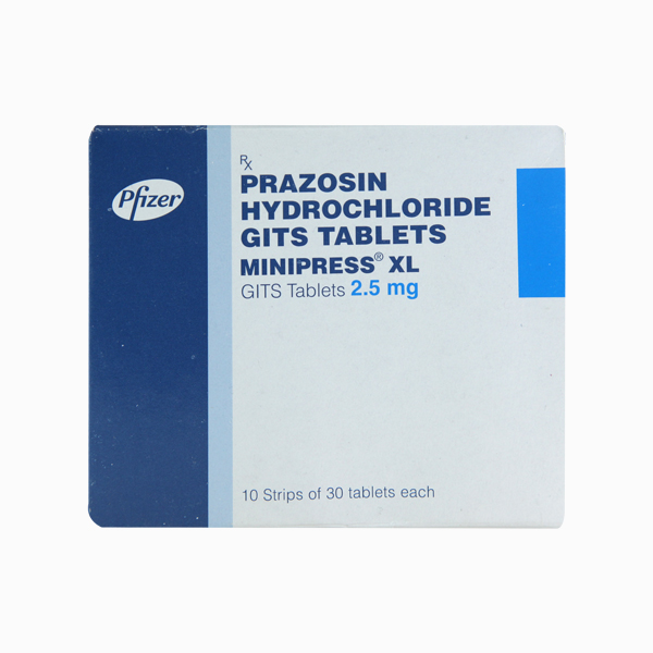 MINIPRESS XL 2.5MG TABLET