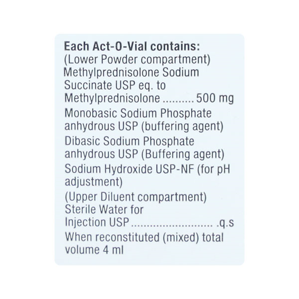 SOLU-MEDROL 500MG INJECTION