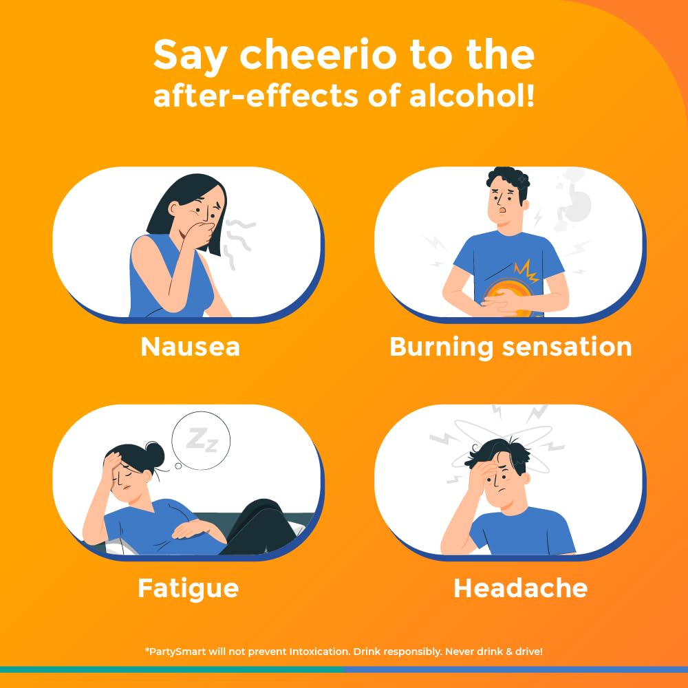 HIMALAYA PARTY SMART, PREVENTS HANGOVER & HELPS SUPPORT LIVER SAFE & EFFECTIVE 25 CAPSULES