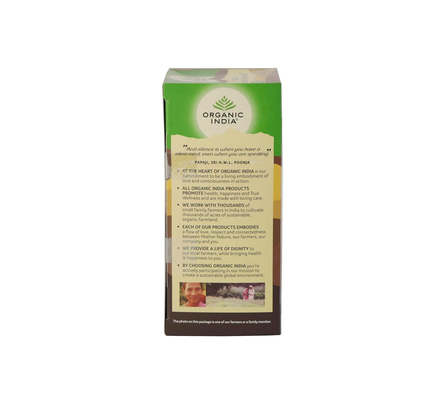 ORGANIC INDIA TULSI HONEY CHAMOMILE 25 TEA BAGS
