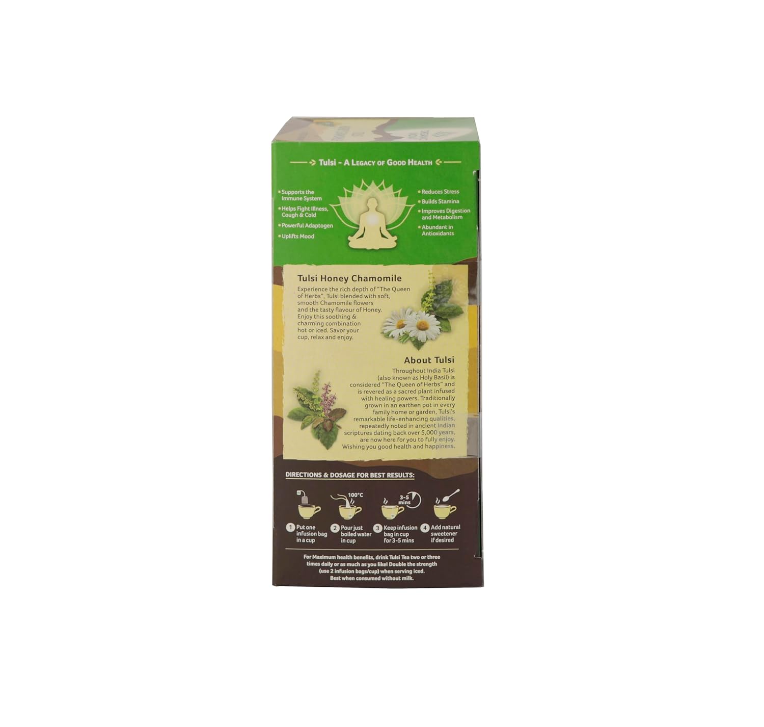 ORGANIC INDIA TULSI HONEY CHAMOMILE 25 TEA BAGS