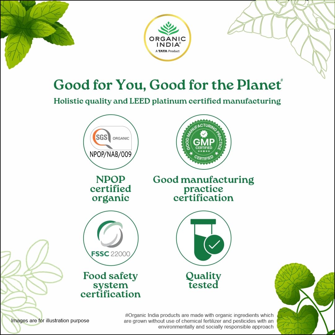 ORGANIC INDIA TRIPHALA CAPSULES SUPPORTS IMMUNE SYSTEM, COLON & DIGESTION,& GUT HEALTH 60 CAPSULES