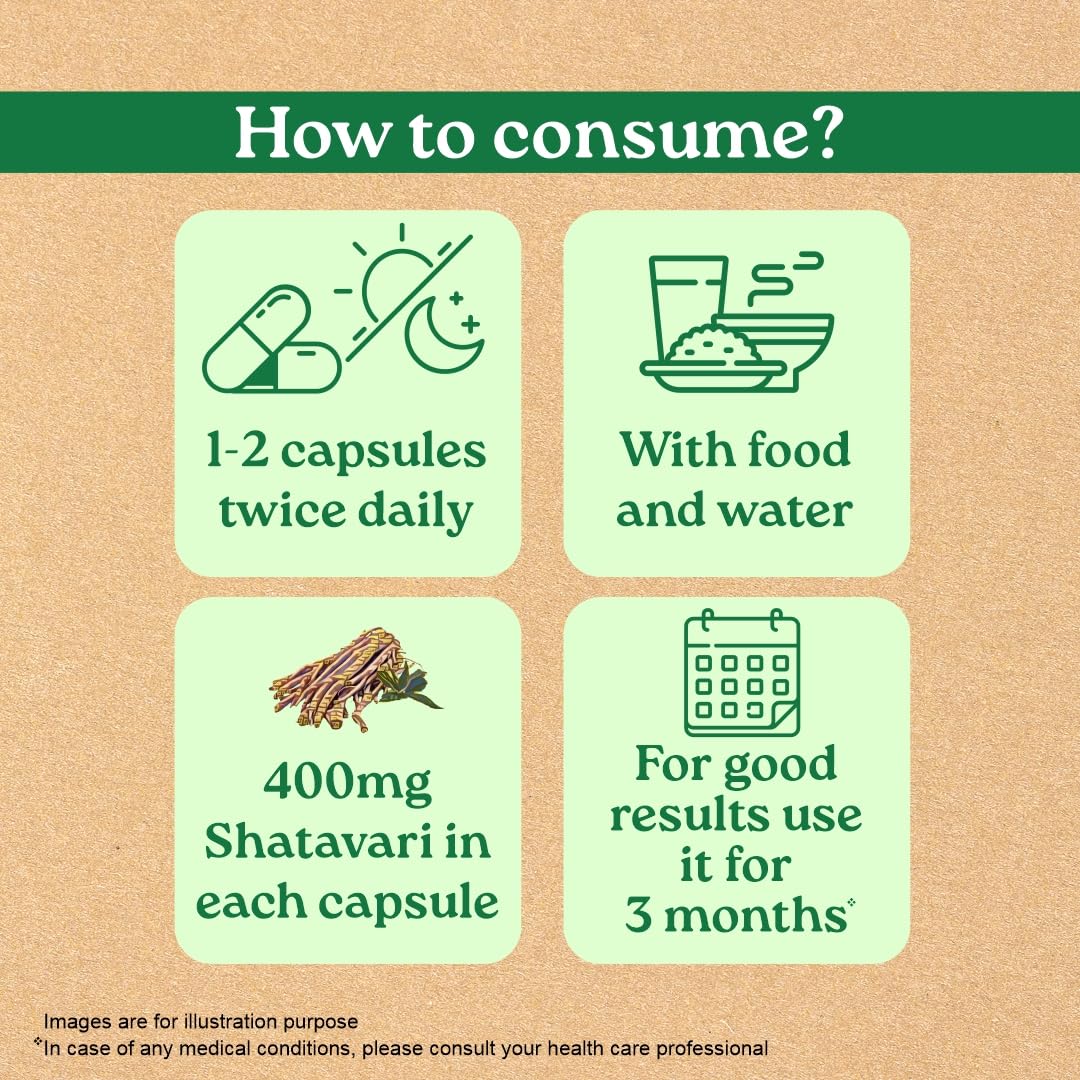 ORGANIC INDIA SHATAVARI WITH PLANT BASED ESTROGENS, HELPS BOOSTS HEALTH 60 CAPSULES