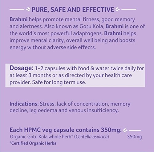 ORGANIC INDIA BRAHMI - 60 CAPSULES